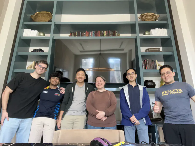 Group Photo for People Able to Meet In-Person at a Hack Session April 26, 2025